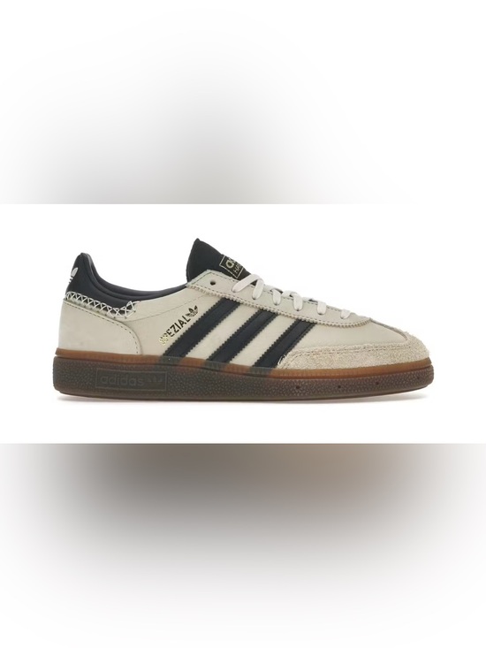 adidas Shoes - adidas Handball Spezial Sneaker in “Wonder White” and Black with Gum Sole